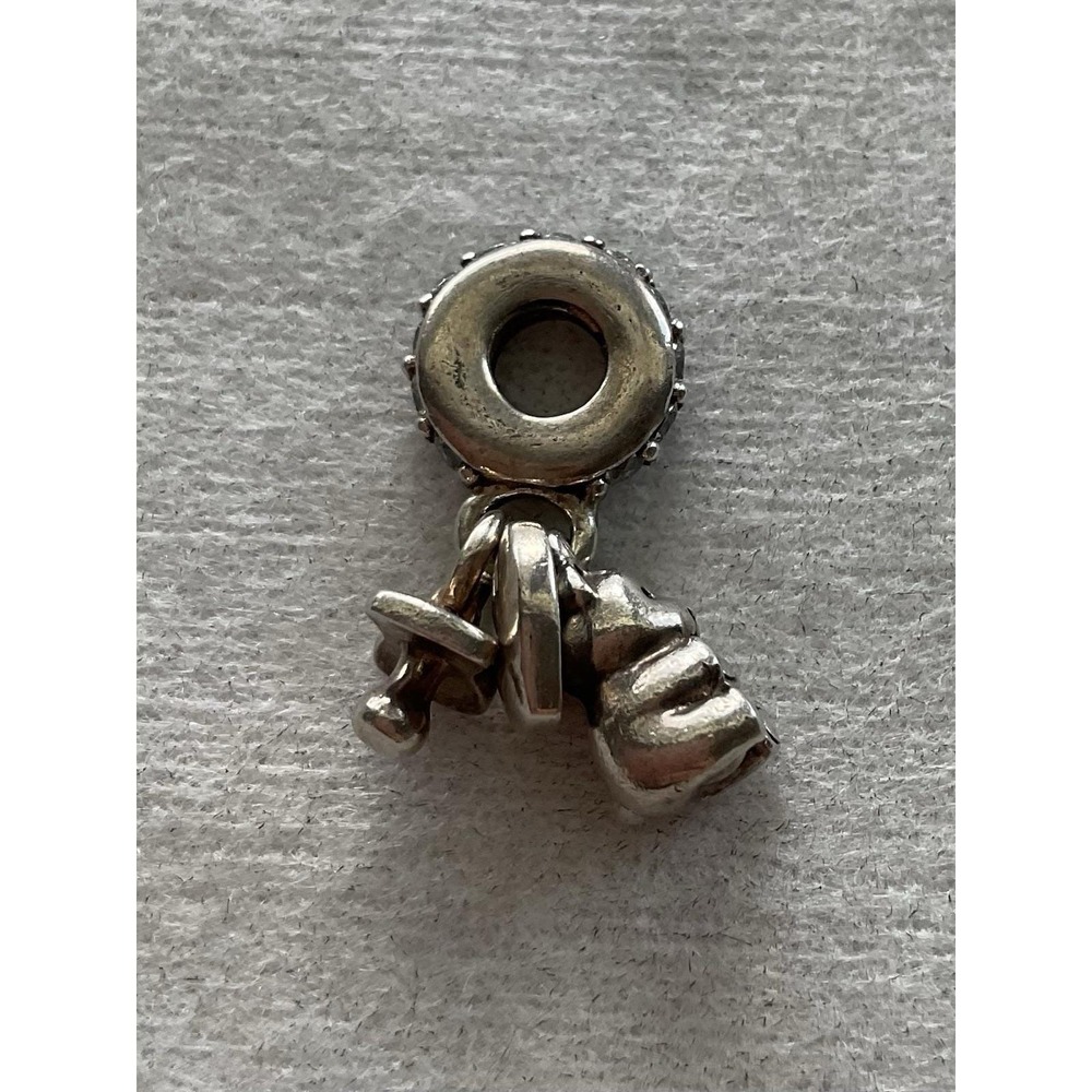 Pandora ALE 925 sterling silver Baby Treasures dangle charm